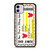 Custom Personalized Disney Ticket iPhone 11 Case Cover Custom Personalized Disney Ticket iPhone 11 Case Cover