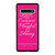 SHE IS KATE SPADE Samsung Galaxy S10 Case Cover SHE IS KATE SPADE Samsung Galaxy S10 Case Cover