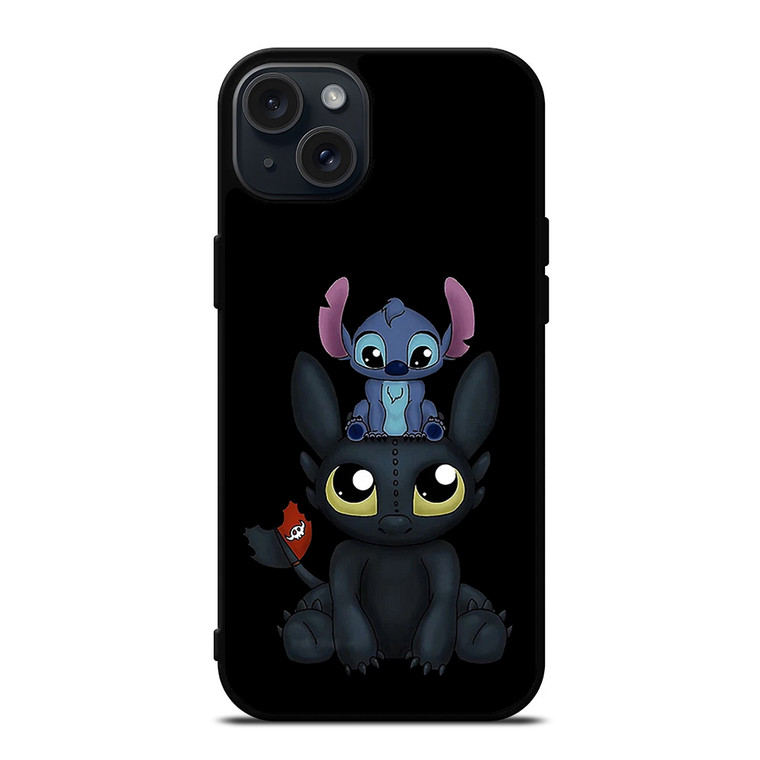 Toothless And Stitch iPhone 15 Plus Case Cover
