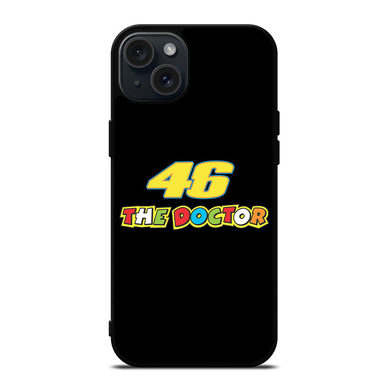 VR46 THE DOCTOR BLACK iPhone 15 Plus Case Cover