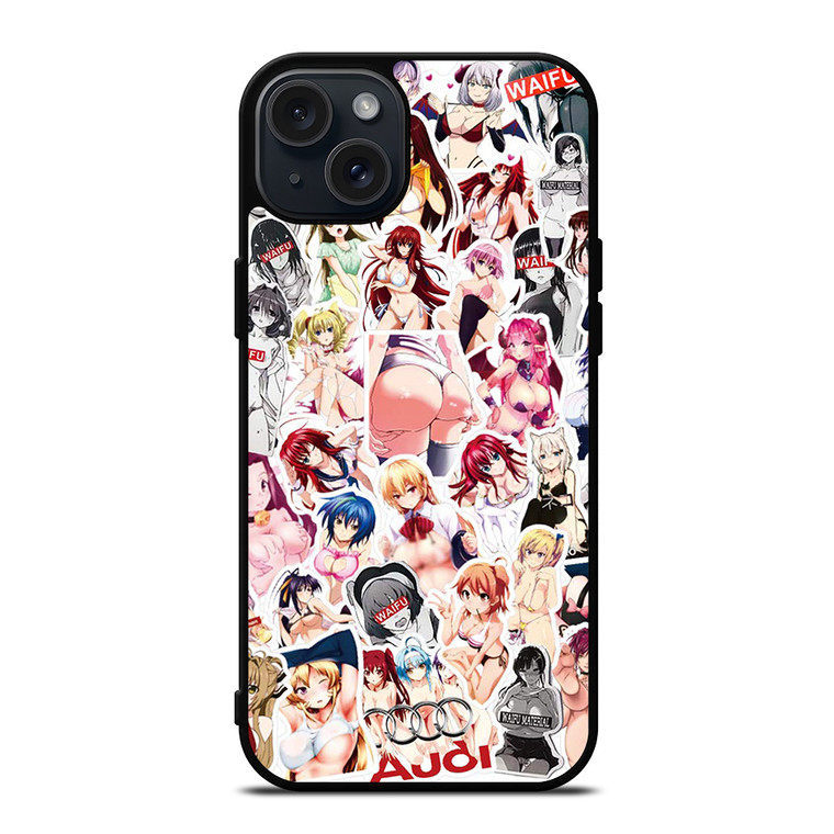 Wifu Sexy Anime Girl iPhone 15 Plus Case Cover