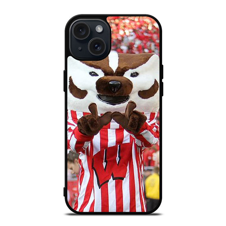 Wisconsin Mascot Image iPhone 15 Plus Case Cover