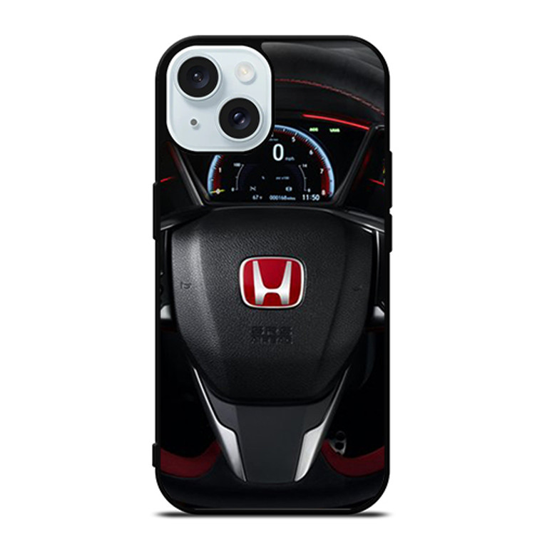Civic Type R Steering Speed Meter iPhone 15  Case Cover