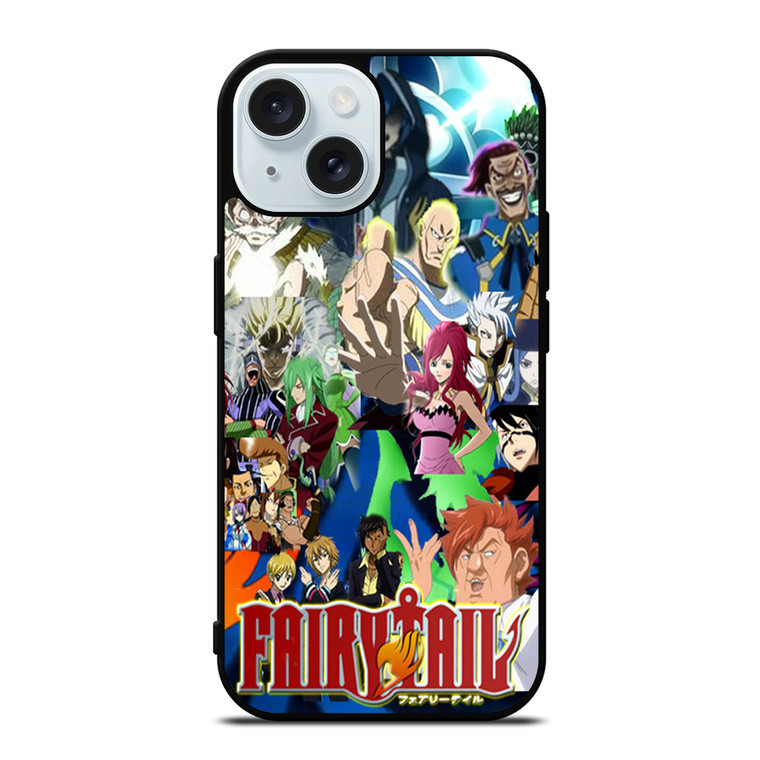 Fairy Tail Anime Collage iPhone 15  Case Cover