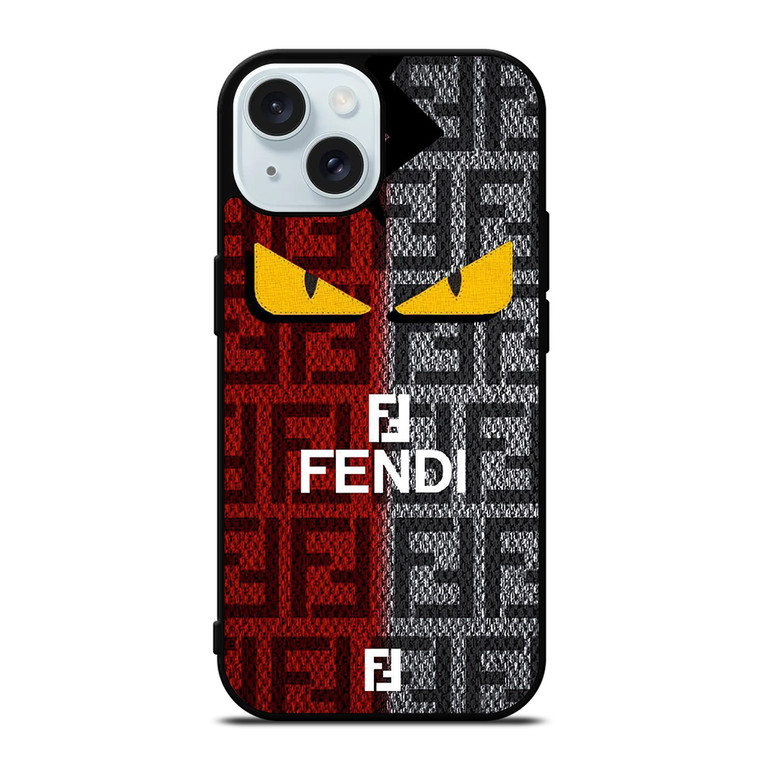 FENDI ROMA EYES LOGO iPhone 15  Case Cover