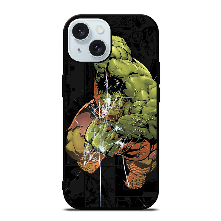 Hulk Comic In Action iPhone 15  Case Cover