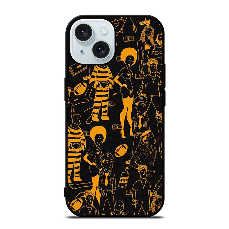 J-COLE THE NEVER STORY iPhone 15  Case Cover