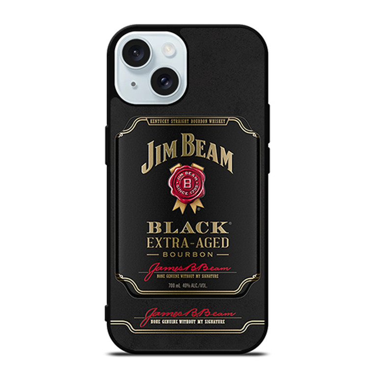Jim Beam Black Extra Aged iPhone 15  Case Cover