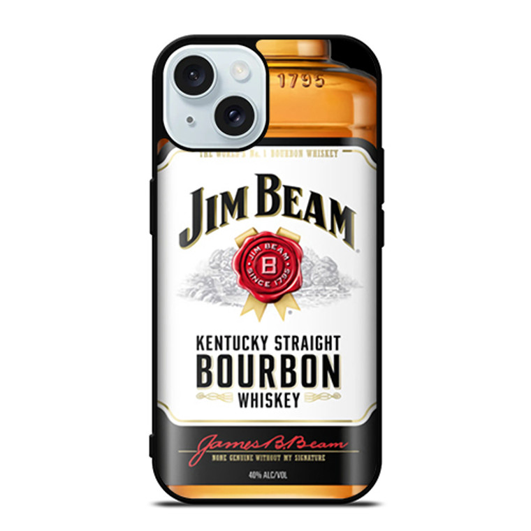 Jim Beam Bottle iPhone 15  Case Cover