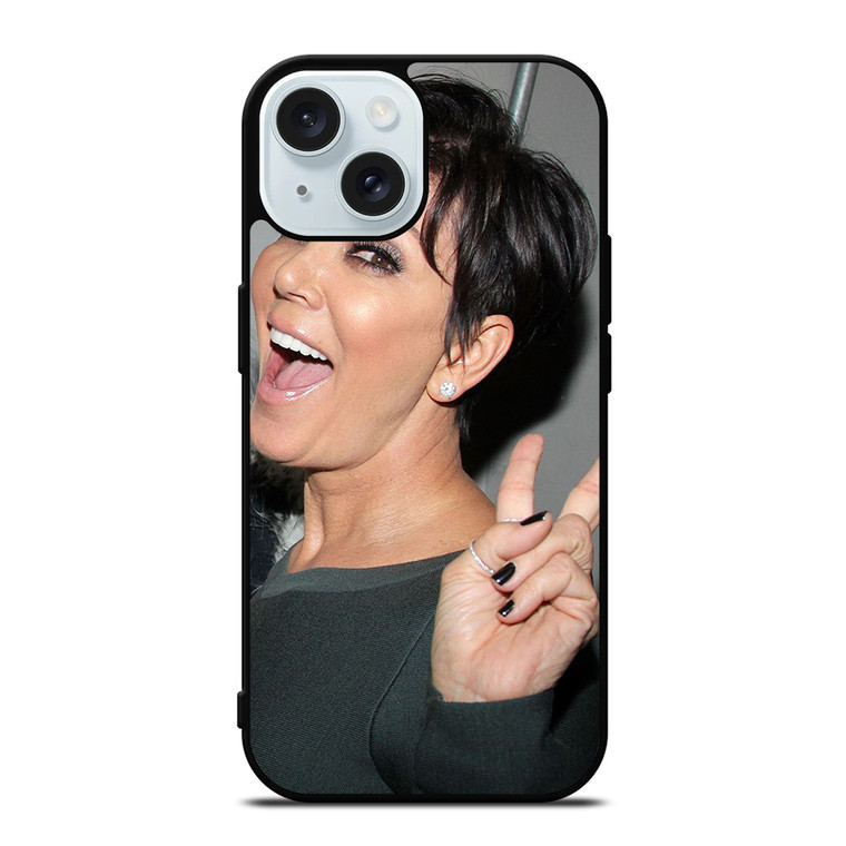 KRIS JENNER PISS CODE iPhone 15  Case Cover