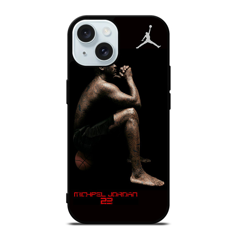 MICHAEL JORDAN JUMPMAN iPhone 15  Case Cover