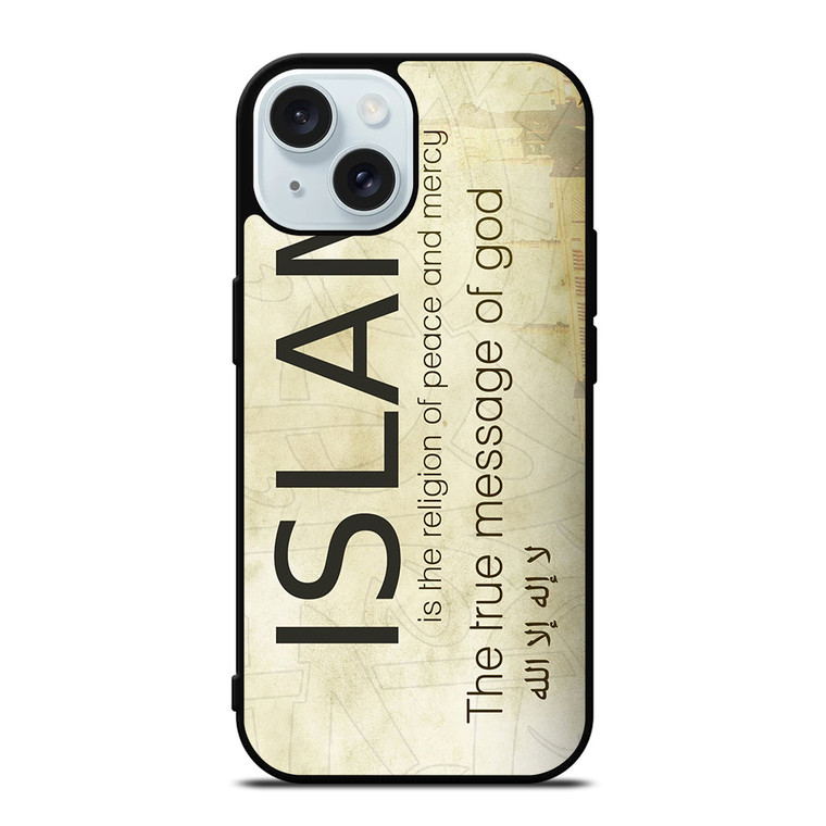 PEACE AND MERCY ISLAM iPhone 15  Case Cover