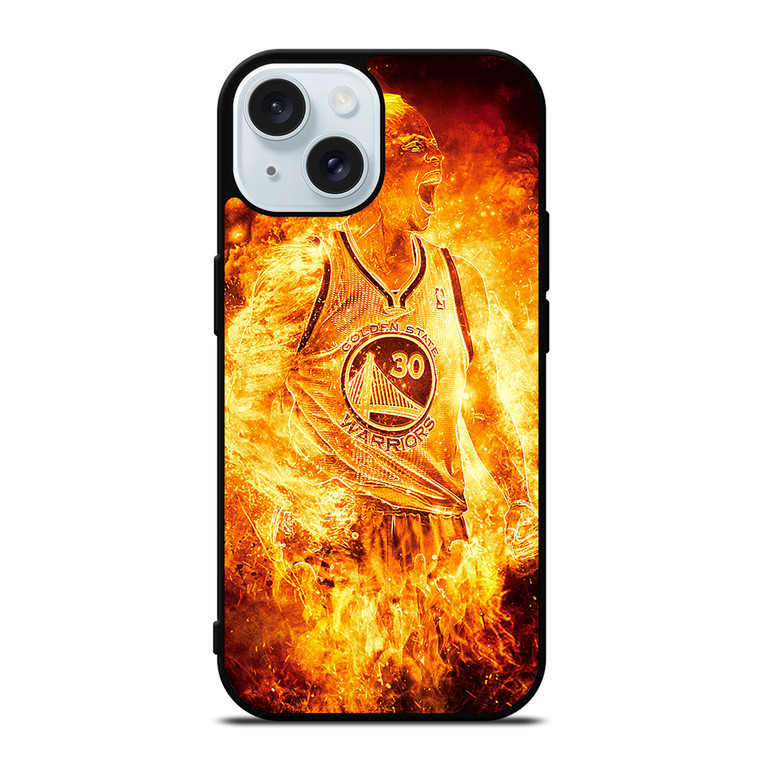 STEPHEN CURRY ON FIRE iPhone 15  Case Cover
