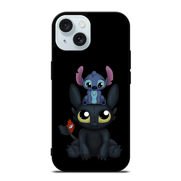 Toothless And Stitch iPhone 15  Case Cover