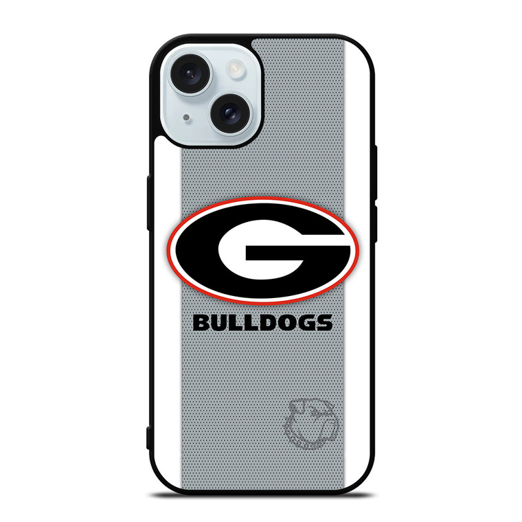 UNIVERSITY GEORGIA BULLDOGS iPhone 15  Case Cover