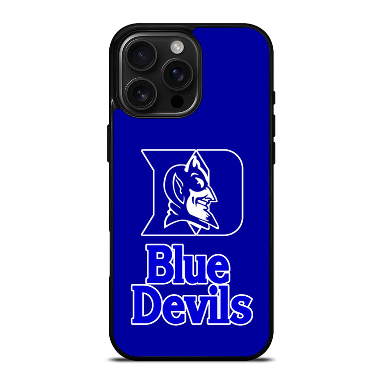 Duke Blue Devils Logo iPhone 16 Pro Max Case Cover