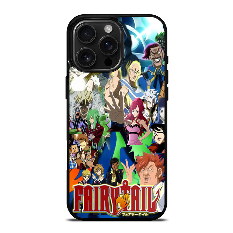 Fairy Tail Anime Collage iPhone 16 Pro Max Case Cover