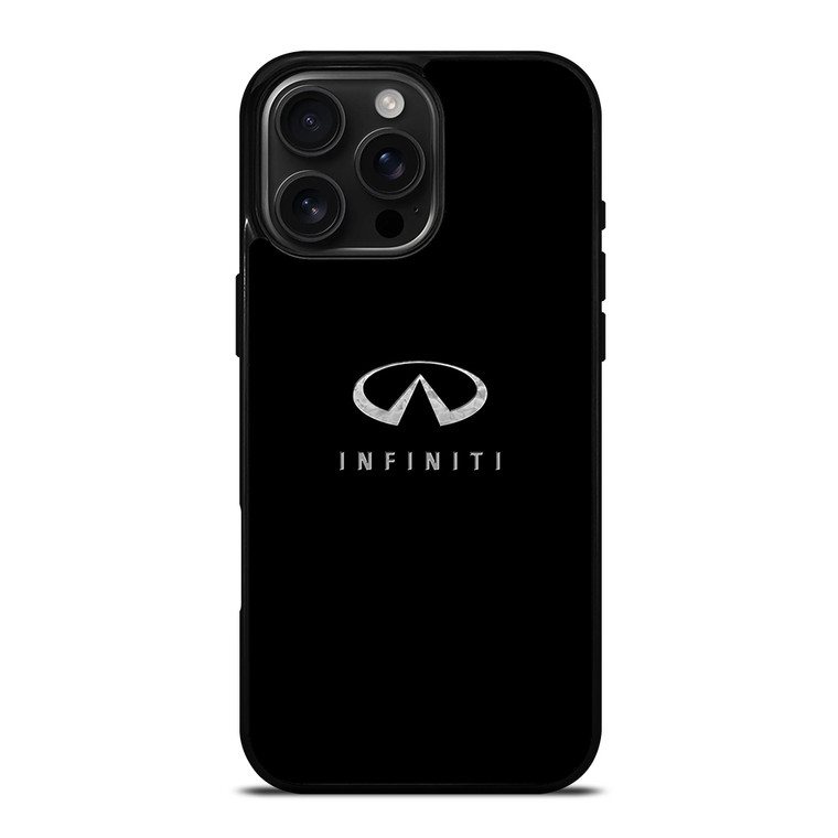 INFINITI BLACK iPhone 16 Pro Max Case Cover