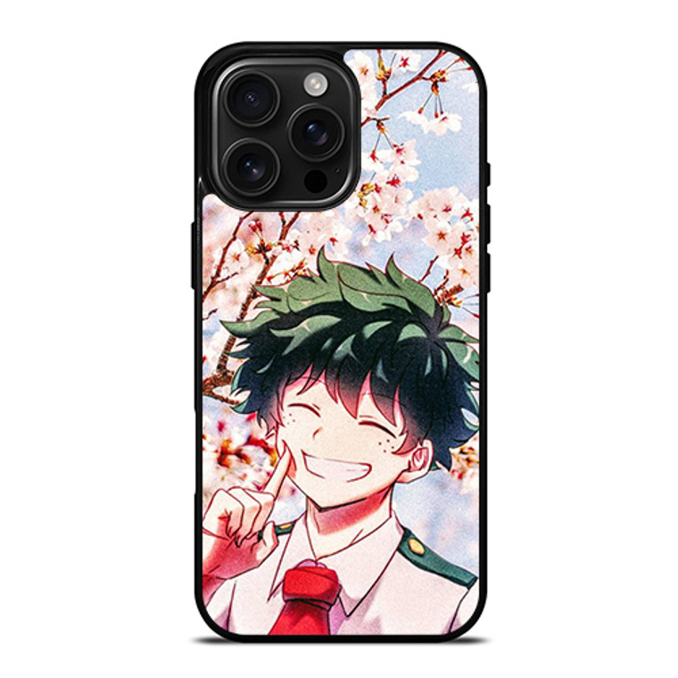 Izuku Midoriya Cute Face iPhone 16 Pro Max Case Cover