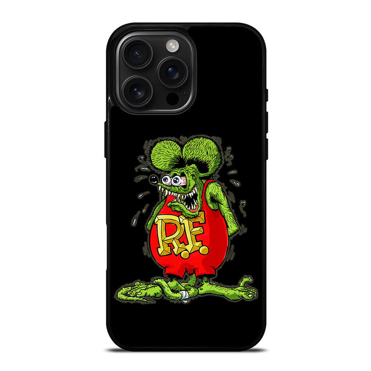 Rat Fink Big Daddy Ed Pose iPhone 16 Pro Max Case Cover