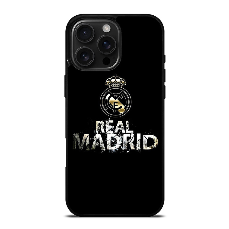 REAL MADRID ELEGAN LOGO iPhone 16 Pro Max Case Cover