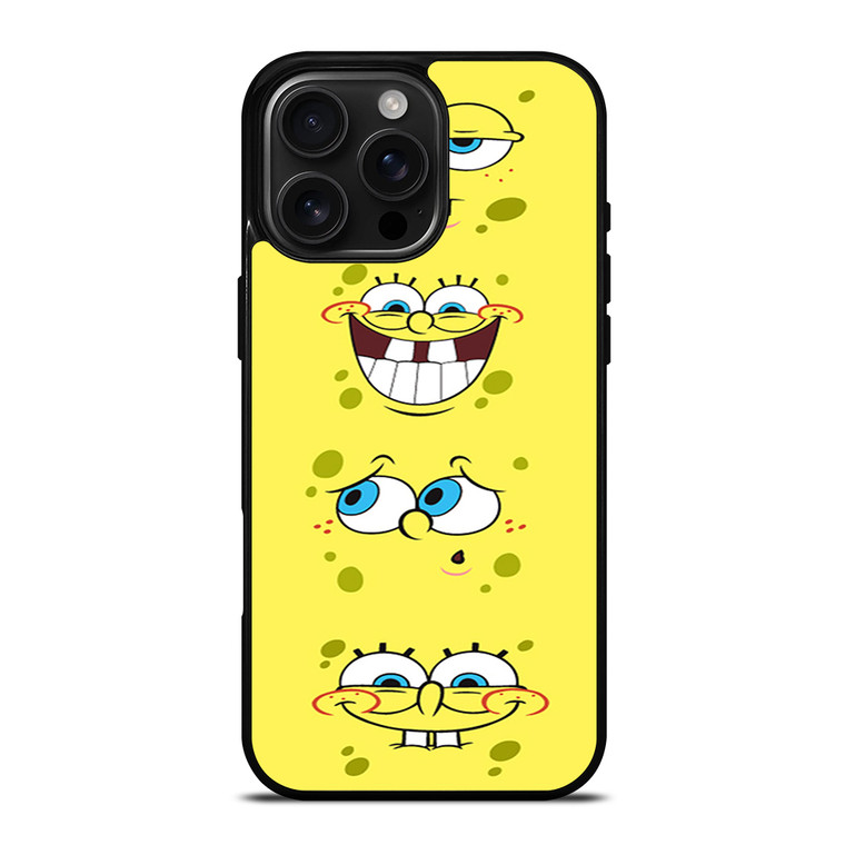 SPONGEBOB EXPRESSIONS iPhone 16 Pro Max Case Cover