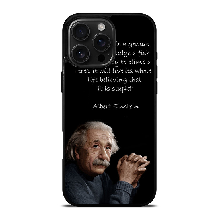 THE GENIUS ALBERT EINSTEIN iPhone 16 Pro Max Case Cover