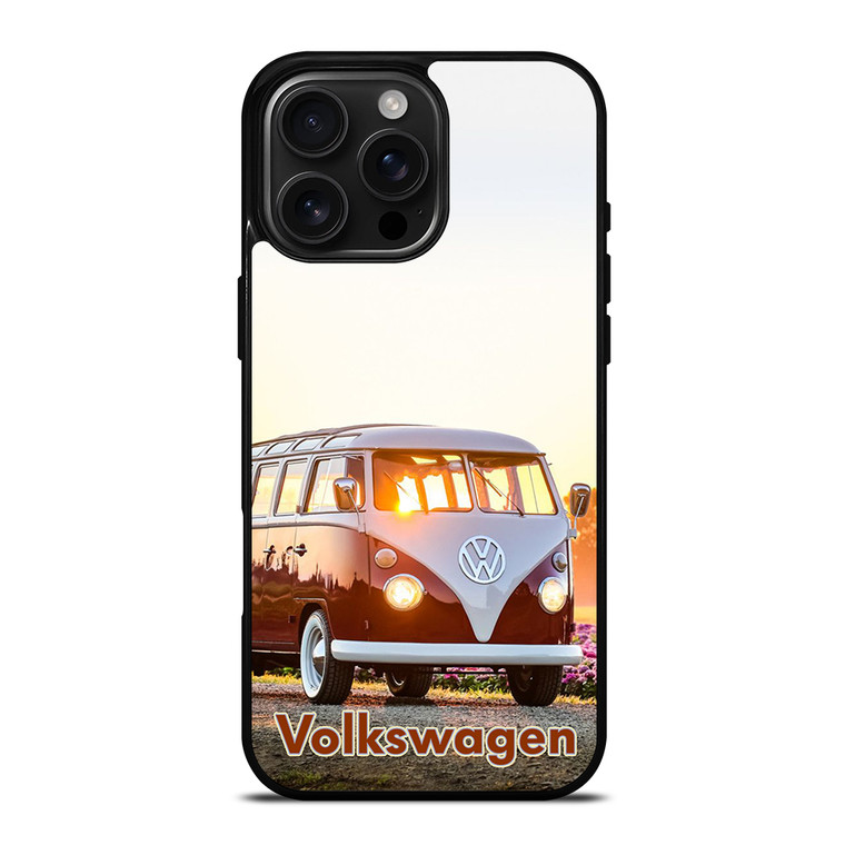 VW Volkswagen Van iPhone 16 Pro Max Case Cover