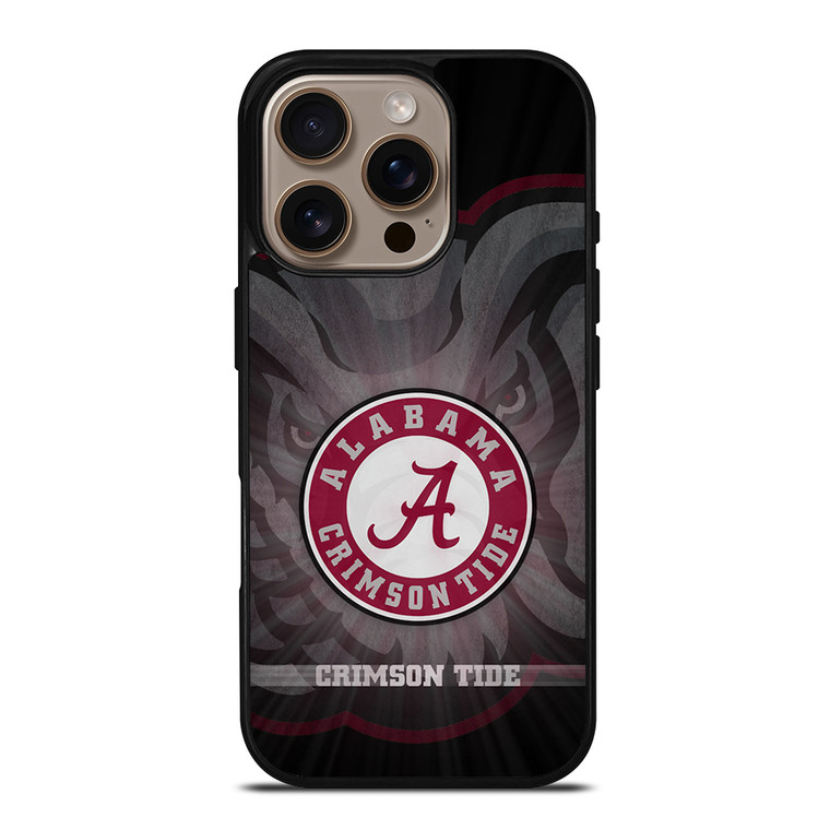 ALABAMA CRIMSON TIDE LOGO iPhone 16 Pro Case Cover