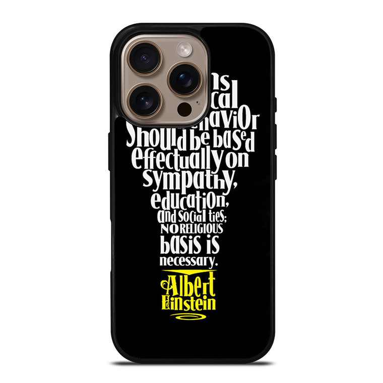ALBERT EINSTEIN 'S THINKING iPhone 16 Pro Case Cover