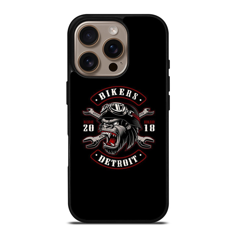 Animal Bikers Detroit iPhone 16 Pro Case Cover