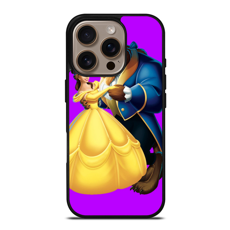 BEAUTY AND THE BEAST ROMANCE DANCING CARTOON iPhone 16 Pro Case Cover