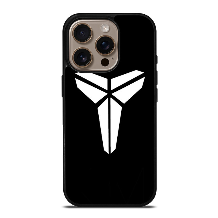 BLACK MAMBA LOGO BLACK iPhone 16 Pro Case Cover