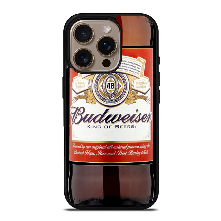 BUDWEISER BOTTLE iPhone 16 Pro Case Cover
