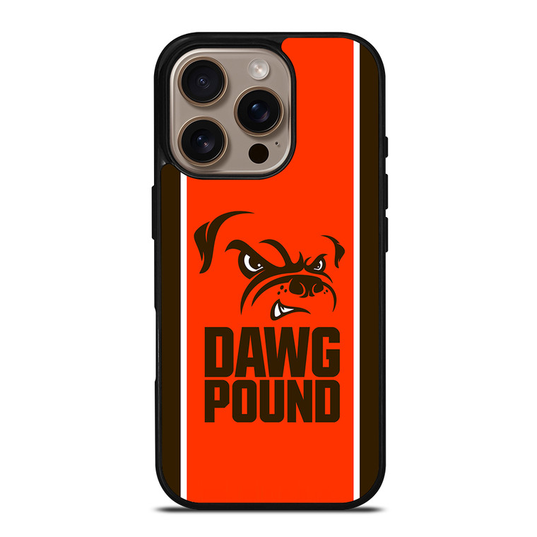 Cleveland Browns Dawg Pound iPhone 16 Pro Case Cover