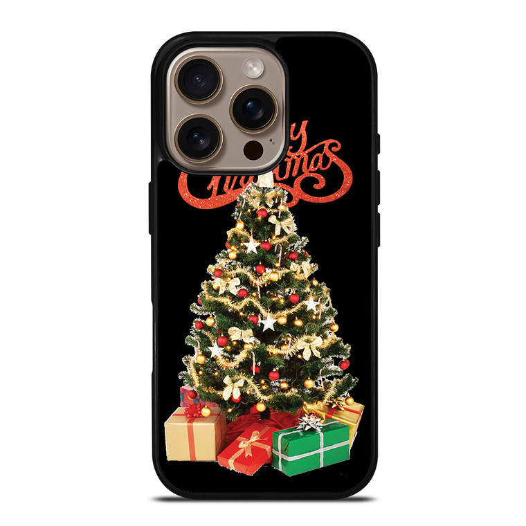 MERRY CHRISTMAS TREE iPhone 16 Pro Case Cover