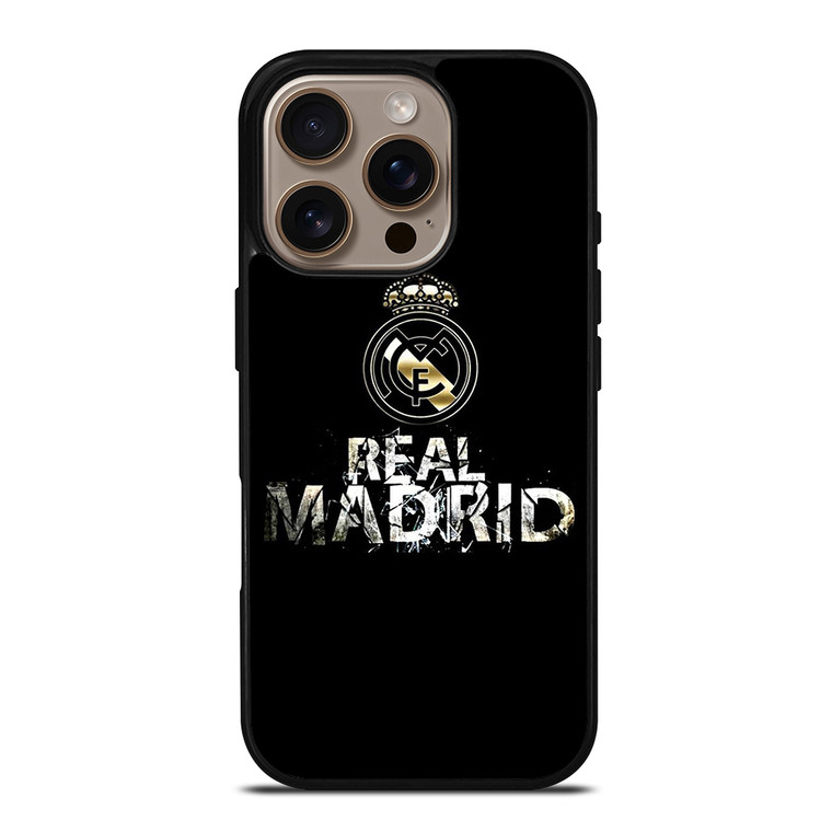 REAL MADRID ELEGAN LOGO iPhone 16 Pro Case Cover