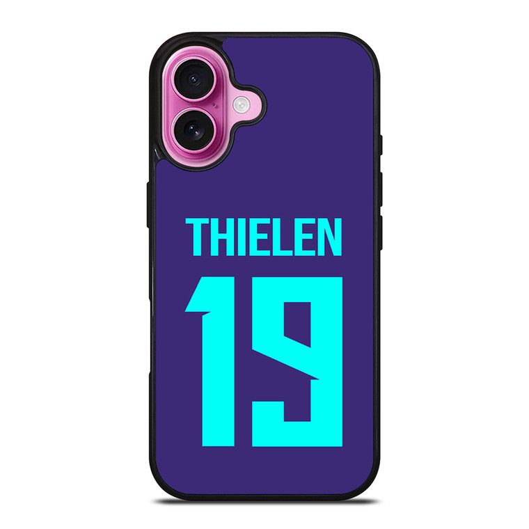 Adam Thielen Minnesota Number iPhone 16 Plus Case Cover