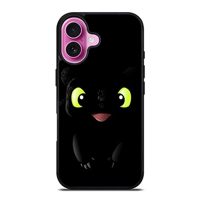 Baby Toothless Dragon in The Dark iPhone 16 Plus Case Cover