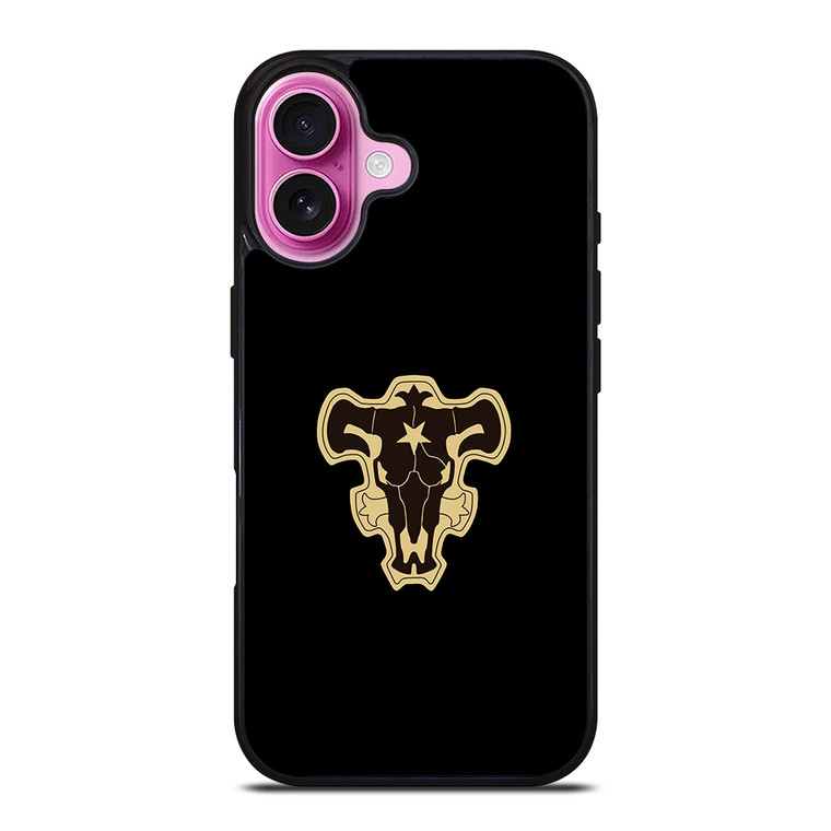 Black Clover Anime Symbol iPhone 16 Plus Case Cover