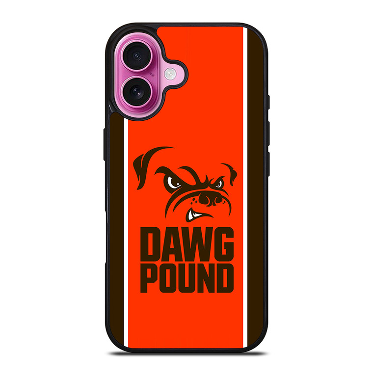 Cleveland Browns Dawg Pound iPhone 16 Plus Case Cover