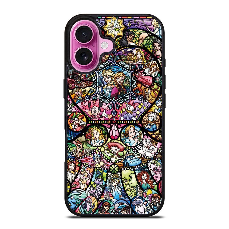 Disney All Character Puzzle iPhone 16 Plus Case Cover