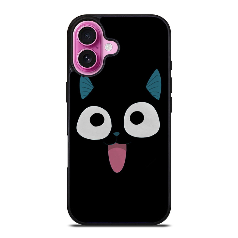 FAIRY TAIL HAPPY BLACK CHARACTER iPhone 16 Plus Case Cover