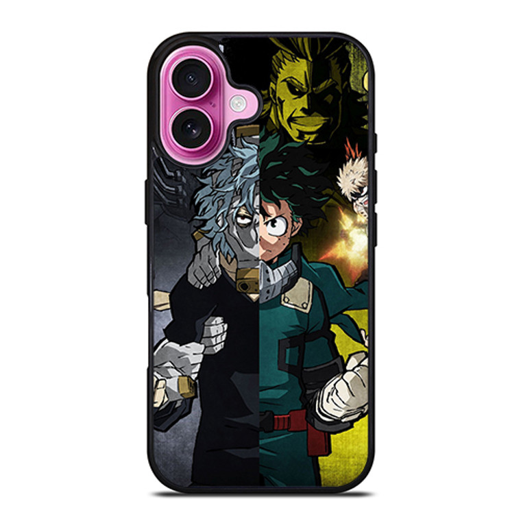 Izuku Midoriya My Hero Academia Face Off iPhone 16 Plus Case Cover