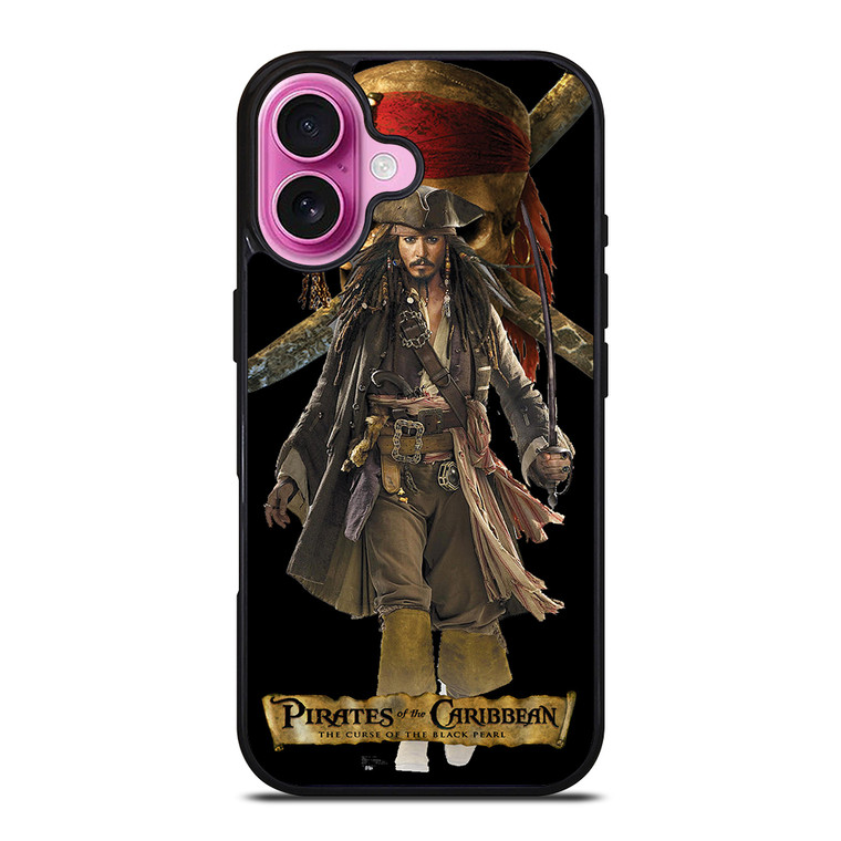 JACK PIRATES OF THE CARIBBEAN iPhone 16 Plus Case Cover