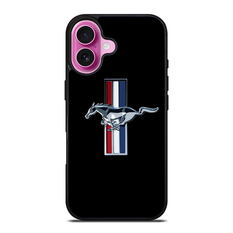 MUSTANG LOGO OLD iPhone 16 Plus Case Cover