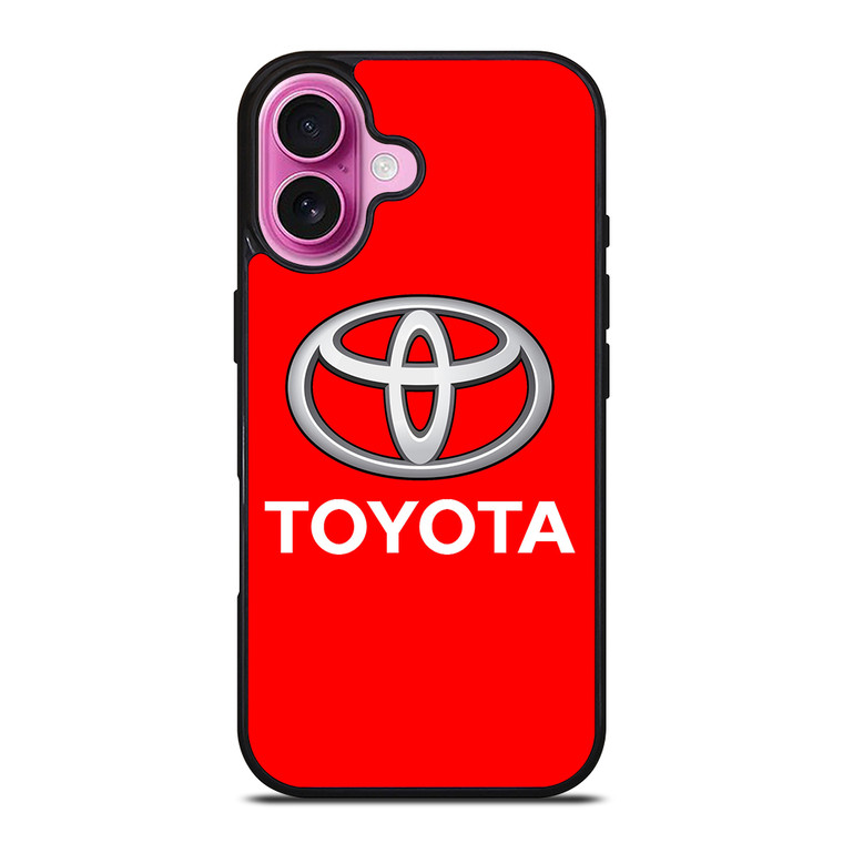 RED TOYOTA LOGO iPhone 16 Plus Case Cover