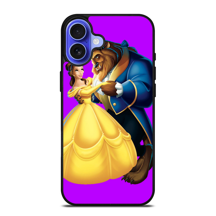 BEAUTY AND THE BEAST ROMANCE DANCING CARTOON iPhone 16 Case Cover