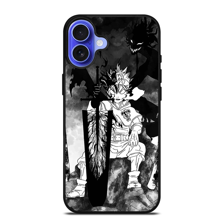 Black Clover Anime Abstract iPhone 16 Case Cover