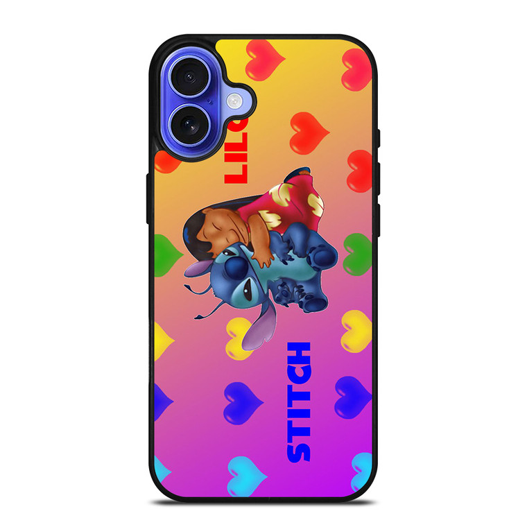 CUTE LILO AND STITCH iPhone 16 Case Cover